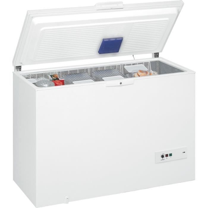 Chest freezer - WHIRLPOOL WHM46122FR - 437L - Energy class E - W 140.5 cm x H 91.6 cm - white