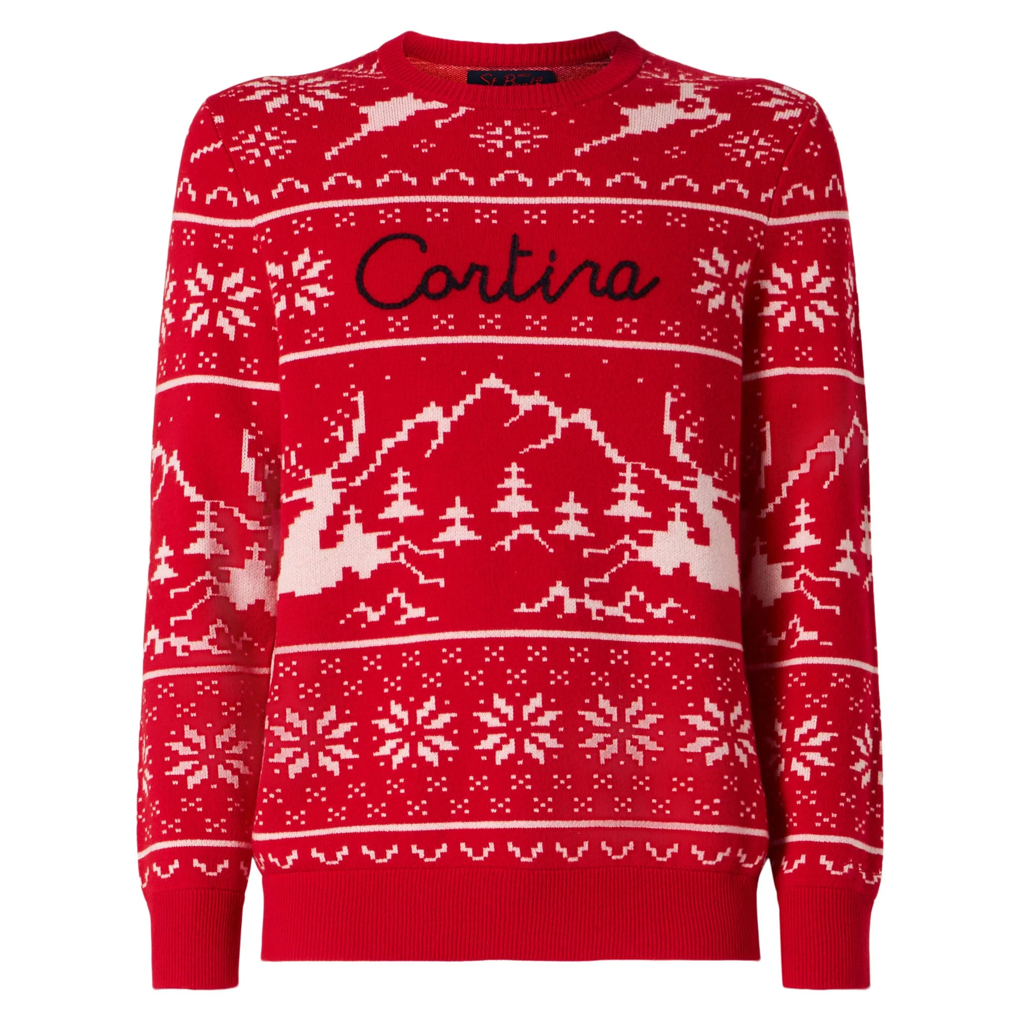 Jersey de hombre estilo noruego con bordado Cortina.