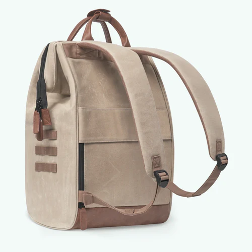 Cabaia Zaino grande da avventuriero con patta beige