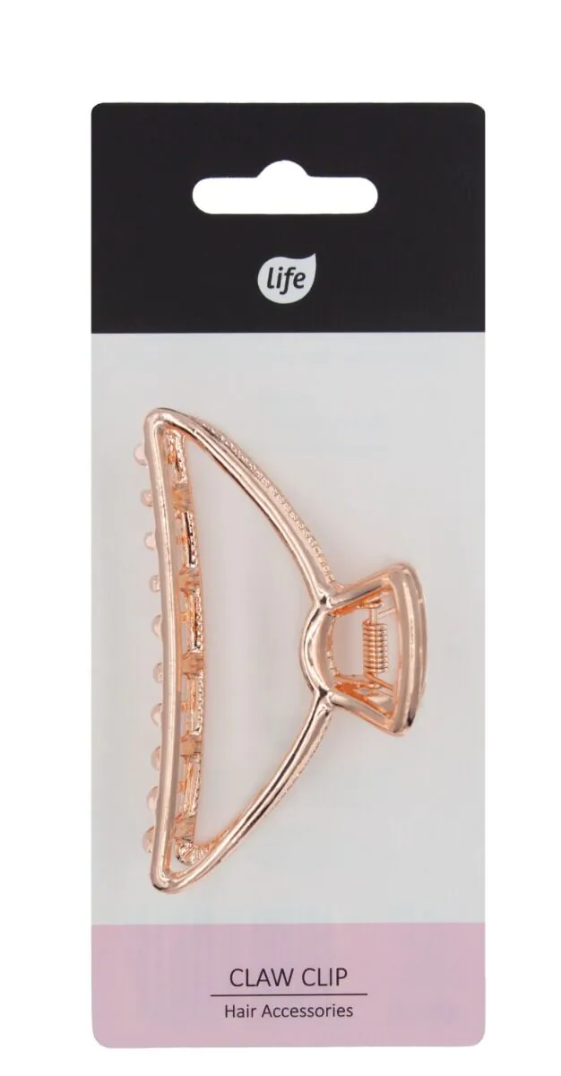 Life Klamra do włosów Metalowa Rosegold Classic