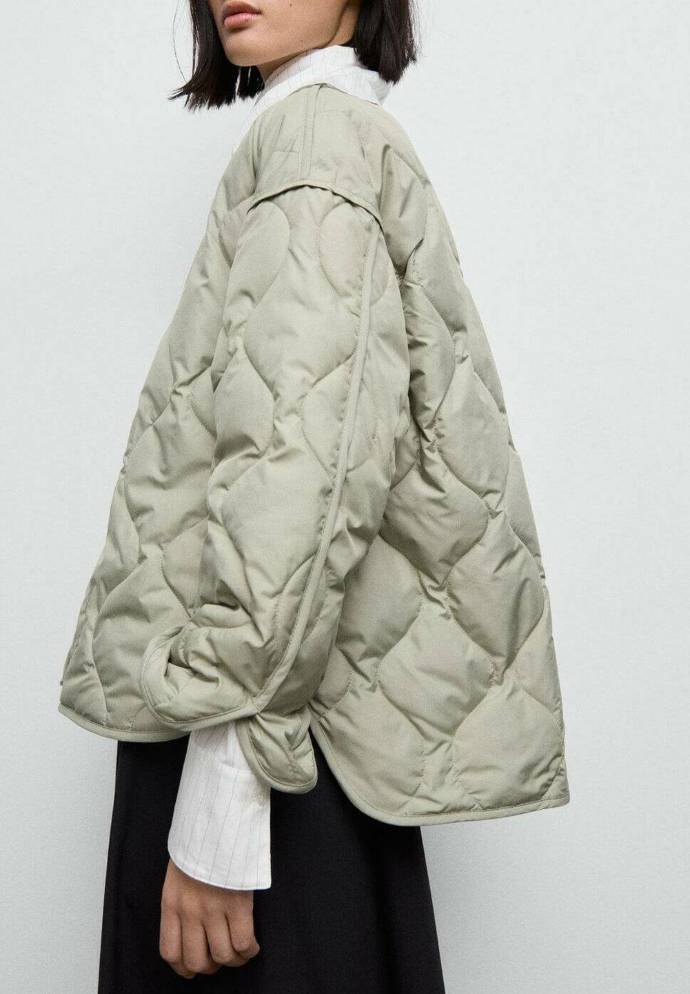 Mango Winter coat - light green