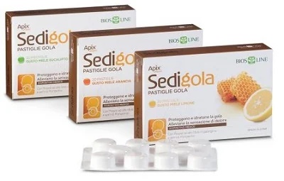 BIOS LINE Sedigola Honing en Citroen Keelverzachtende Zuigtabletten 20 stuks