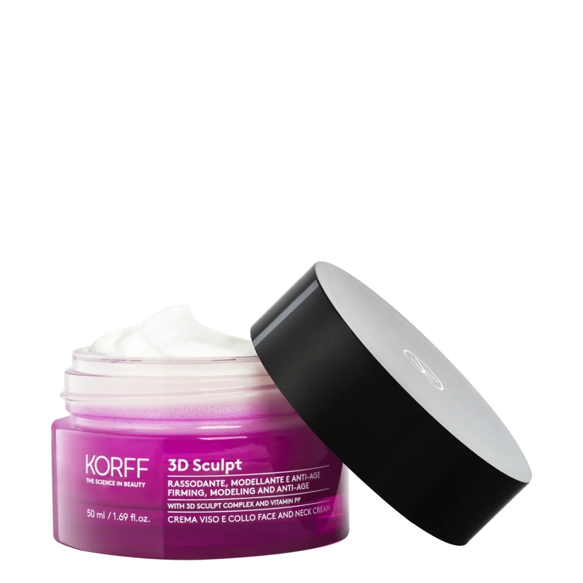 KORFF Korff 3D Sculpt gezichts- en halscrème 50 ml, verstevigend en vormgevend
