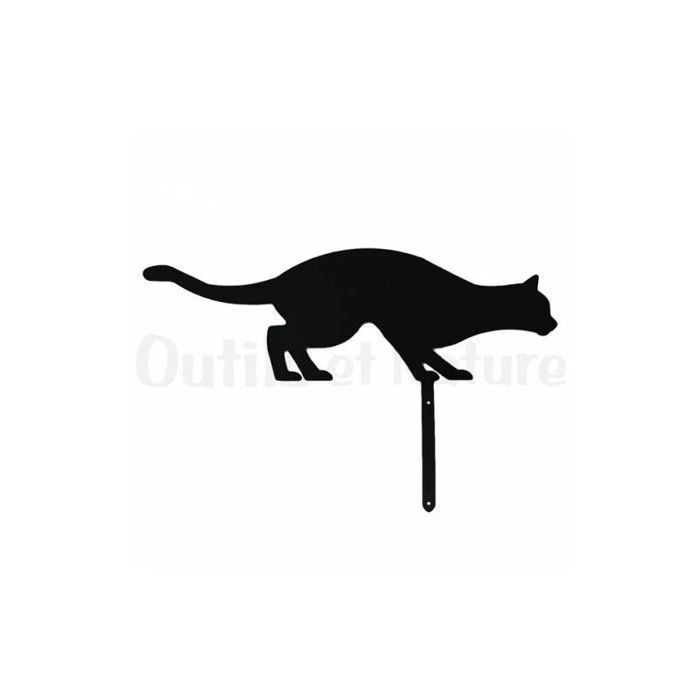Vogelscheuchenkatze zum Einpflanzen im Garten