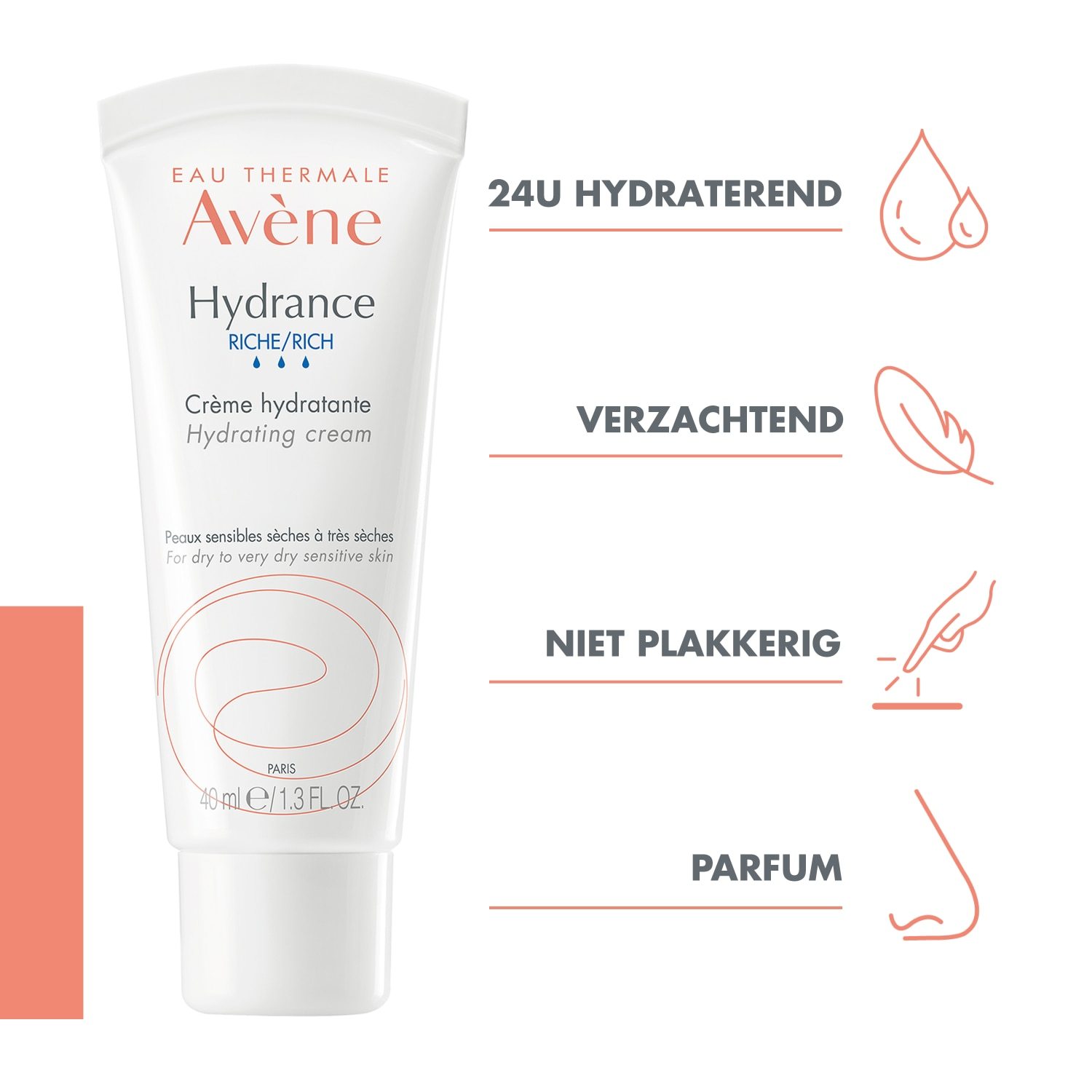 Avène Hydrance Rich hidratantna krema za lice - emulzija za lice - 40 ml