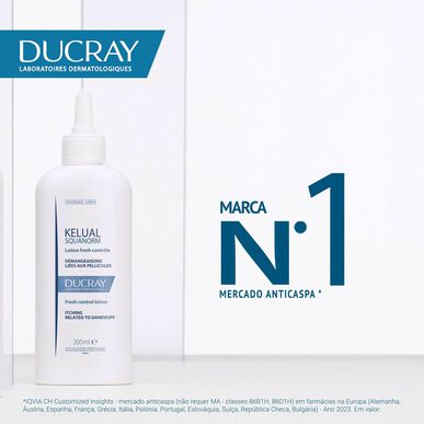 Loción anticaspa refrescante y calmante Ducray Kelual SQUANORM Fresh Control Loción anticaspa 200 ml 200 ml