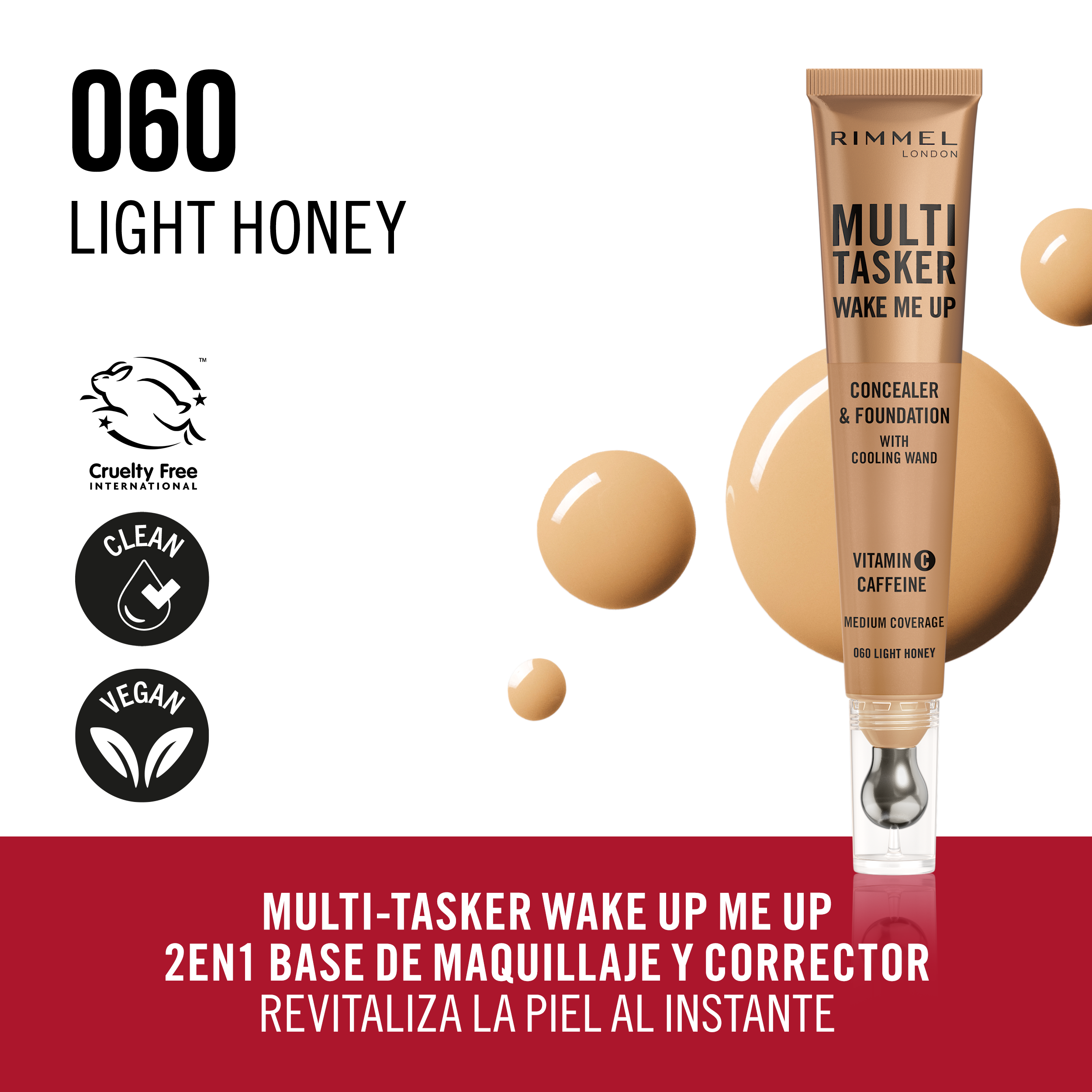 Multi Tasker Wake Me Up korektor i puder Puderi