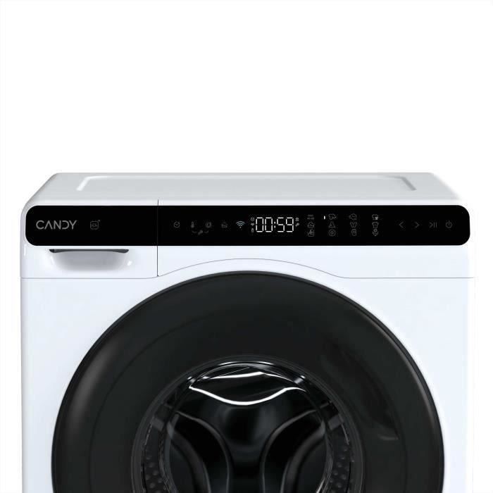 Lave-linge hublot CANDY CW50-BP12307U1-S - 5kg - 1200 tours/min - Classe A - Connecté - Blanc