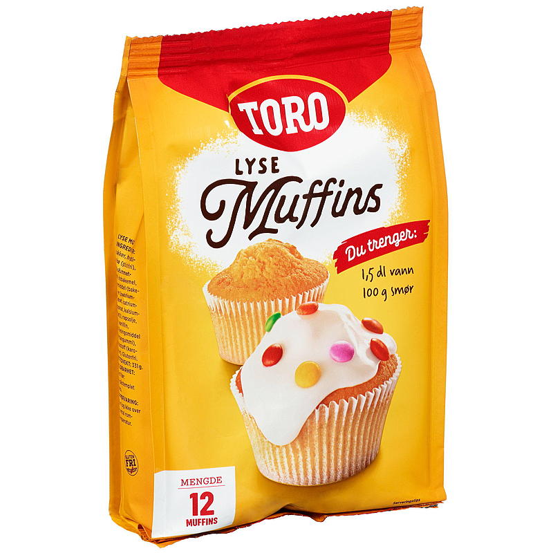 Toro Light muffins 331 g Toro