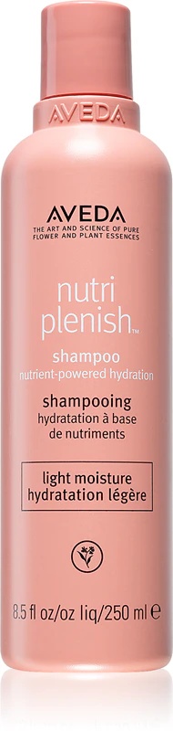 Aveda Nutriplenish™ šampon Light Moisture je lahek vlažilni šampon za suhe lase.