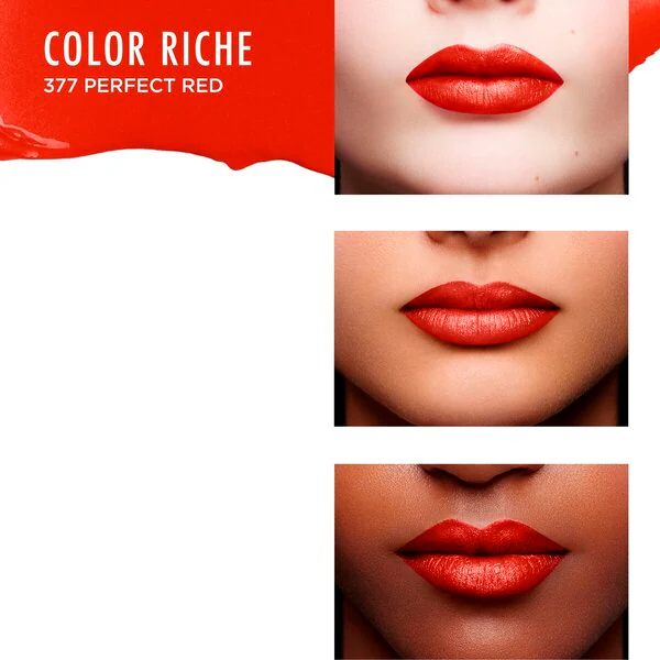 L'Oréal Paris Color Riche Intense 377 Perfect Red Lippenstift<br>