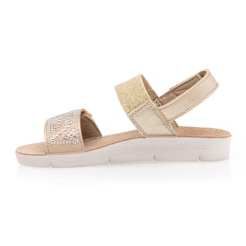 Gelbe Mädchensandalen / Zehenfreie Schuhe