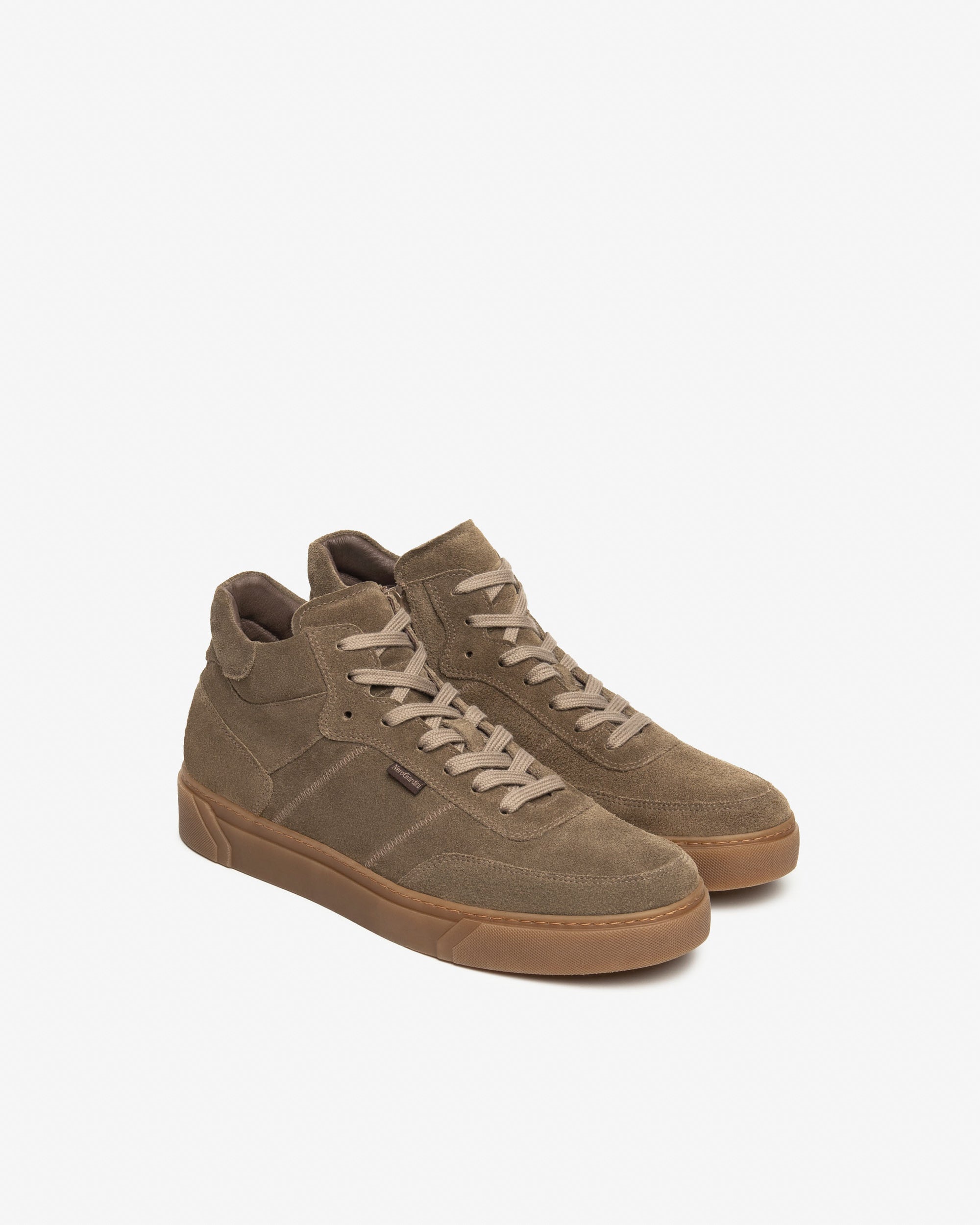  Baskets montantes en daim pour hommes