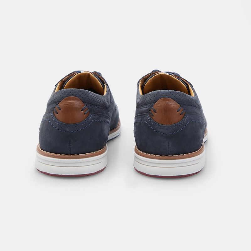 BATA Męskie buty sznurowane z nubuku
