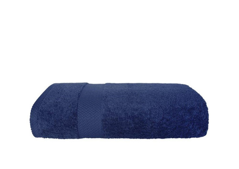 Ręcznik Fashion 70x140 granatowy 550g/m2 z bordiurą frotte
