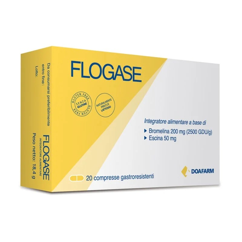 DOAFARM Flogase 20 comprimidos sem cola