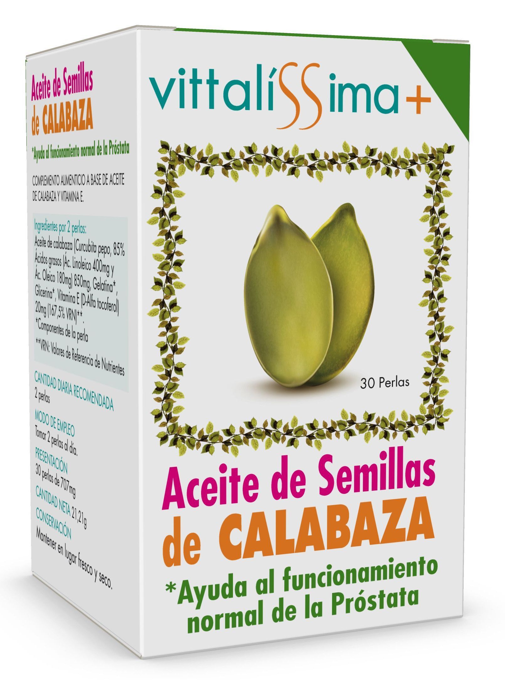 Ķirbju sēklu eļļas kapsulas Vitamīni un minerālvielas
