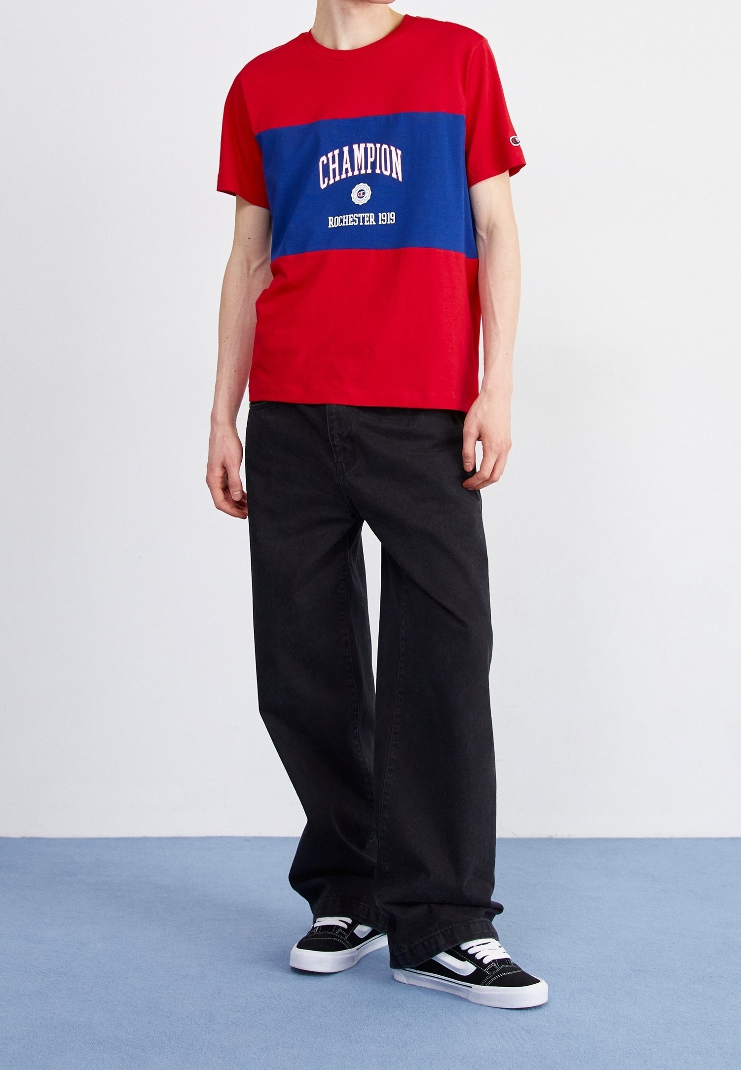Champion Rochester T-shirt met print - rood
