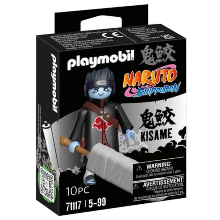 PLAYMOBIL - 71117 - Kisame - Naruto Shippuden - Figure with Samehada sword and scarf - Ninja manga character with accessories