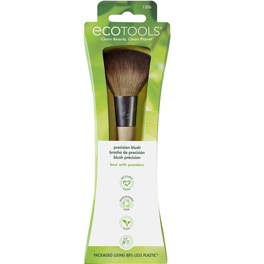 „Ecotools“ precizinis skaistalų teptukas – 1 vnt.