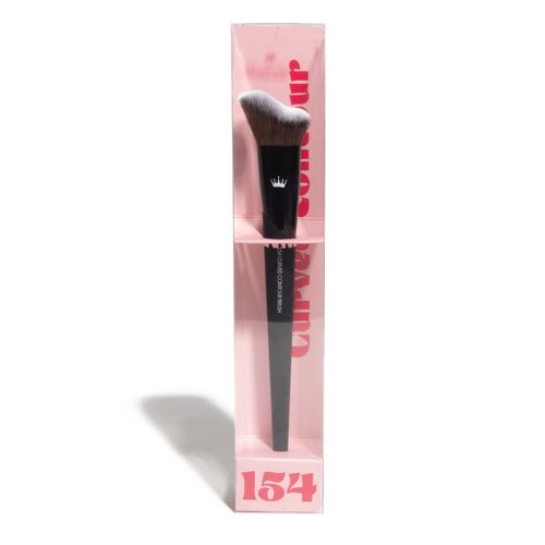 Must Have Curved Contour Brush 154 Otiņas tonālajam krēmam, sejai un grimam