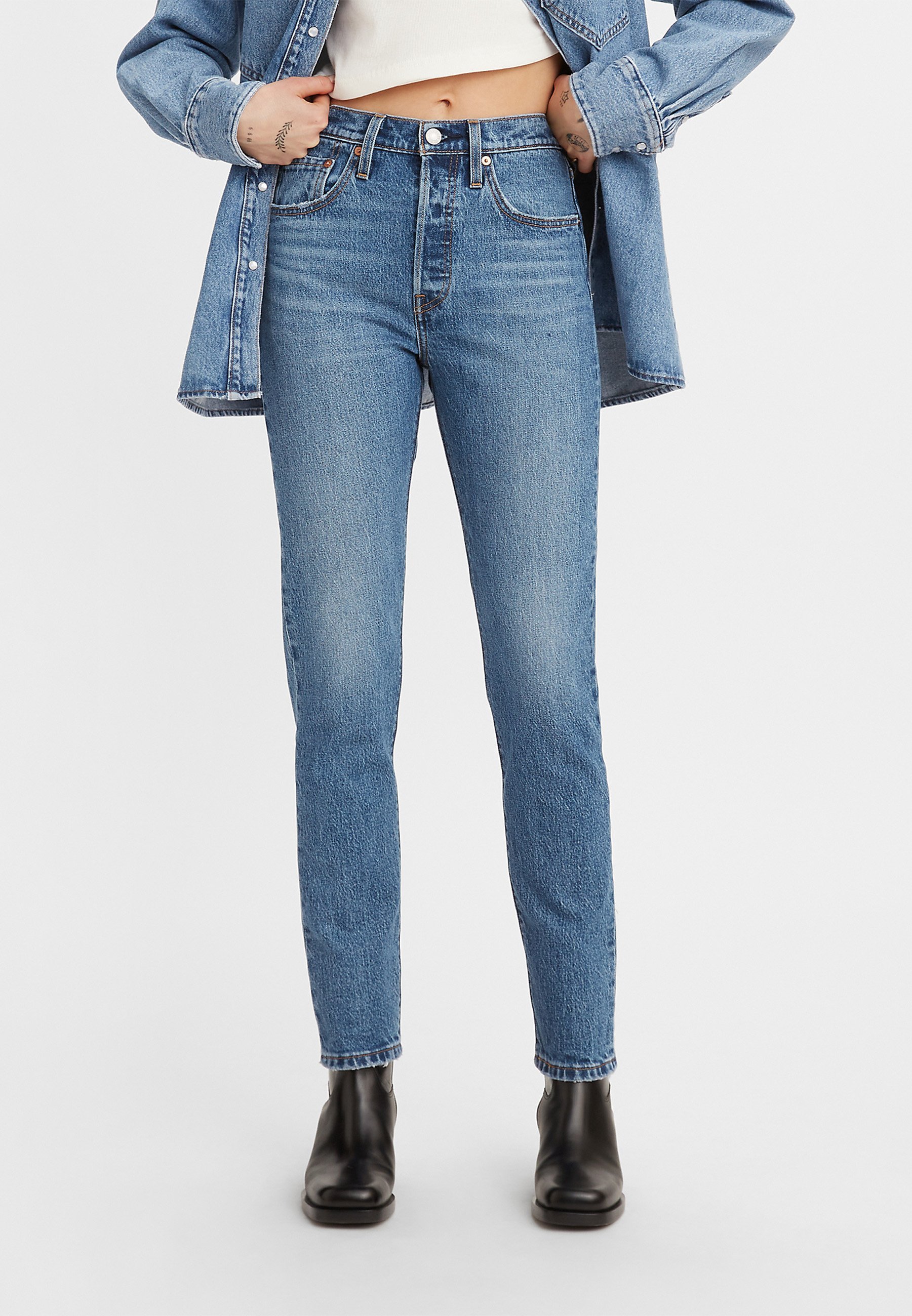 Levi's® 501® SKINNY - Skinny Fit jeans - blauw, dat klopt.