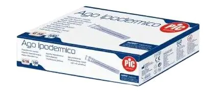 PiC Solution Hypodermic, Igły podskórne, 1,2x40mm