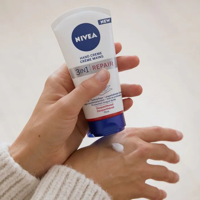 Nivea Hand Regenerujący Krem do rąk 3w1 Repair Care