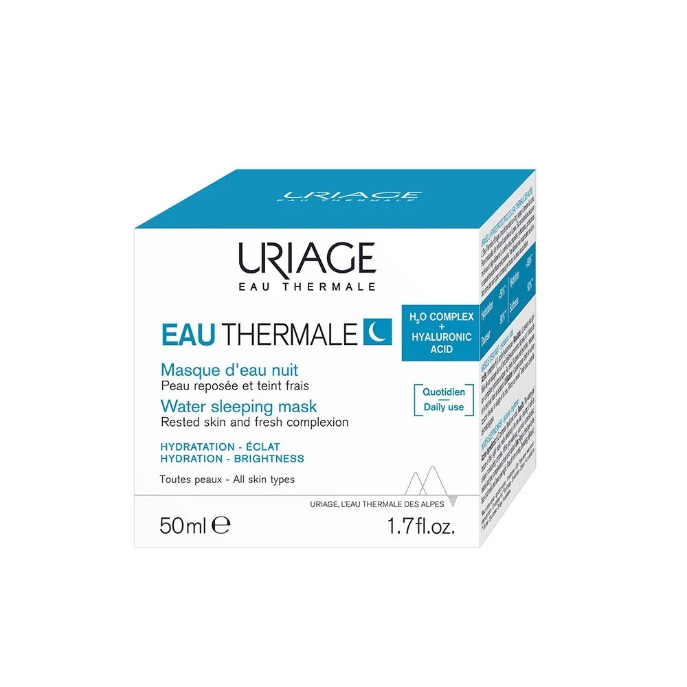 URIAGE Uriage Eau Thermale hydraterend nachtmasker 50 ml, geschikt voor de gevoelige huid