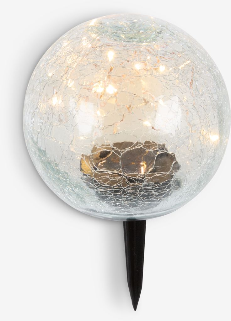 HAVVALE Solarna lampa HAVVALE Ø15xV25cm prozirna