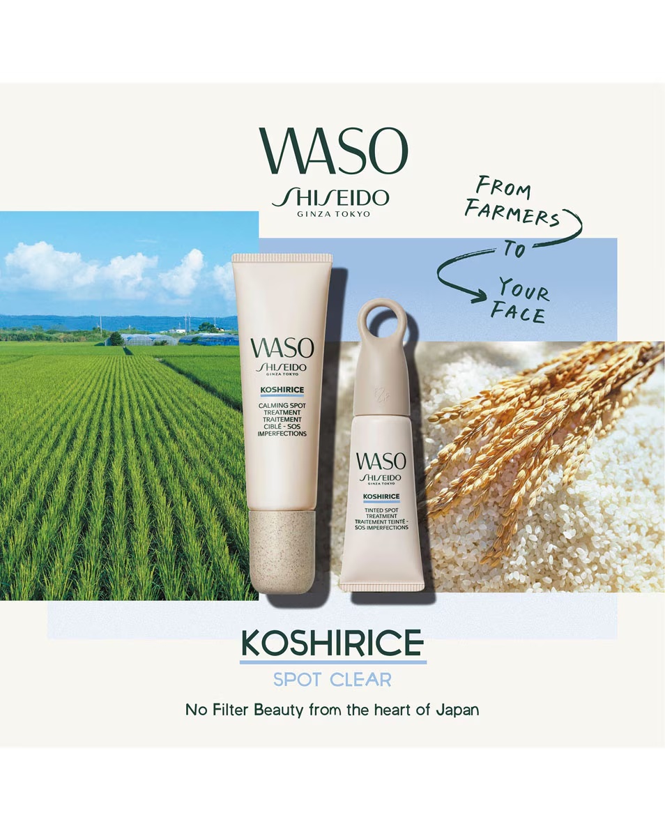 SHISEIDO WASO KOSHIRICE TONĒTO PLUNKU APSTRĀDE