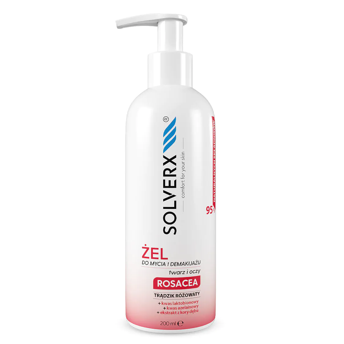 Solverx Rosacea Żel do mycia twarzy
