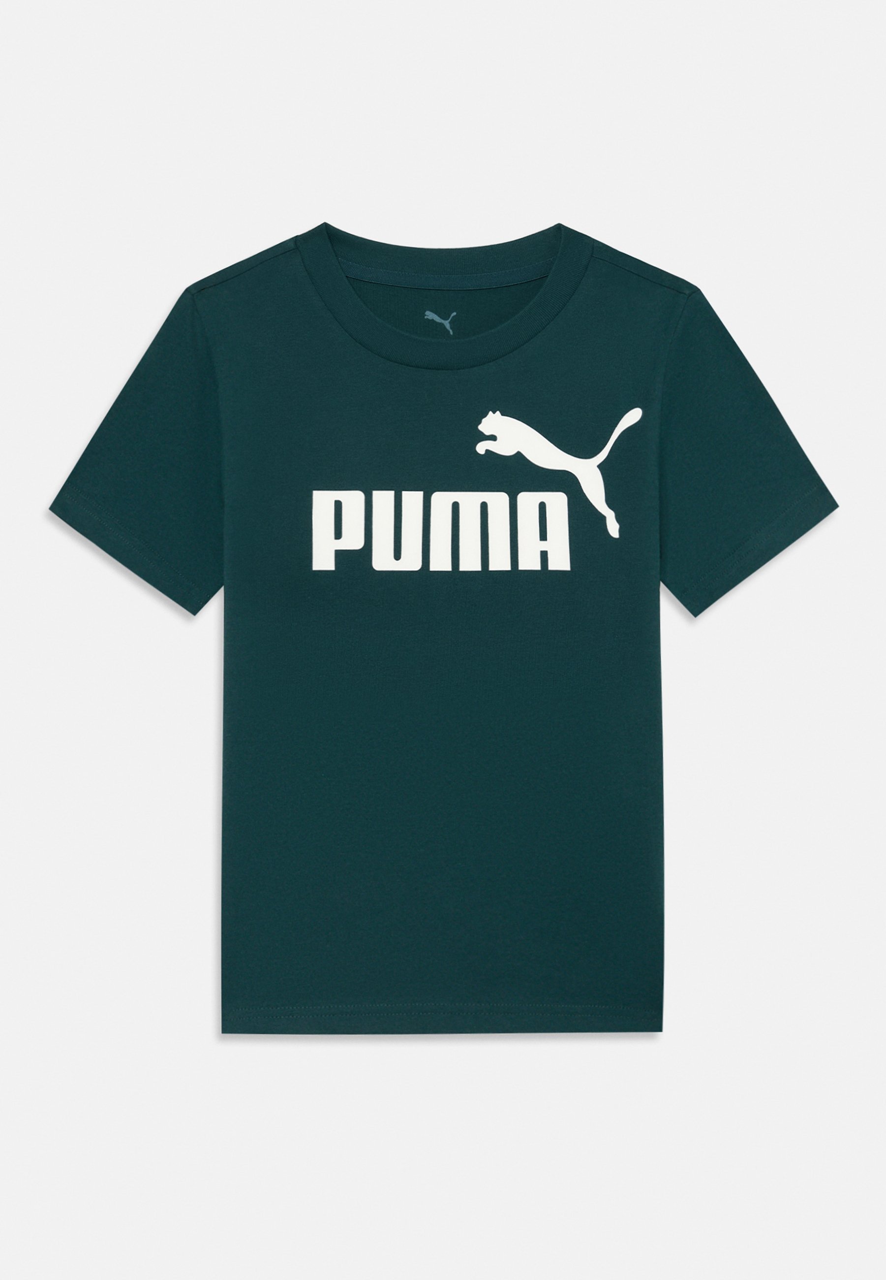 Puma LOGO TEE UNISEX - Printitud T-särk - roheline maastik