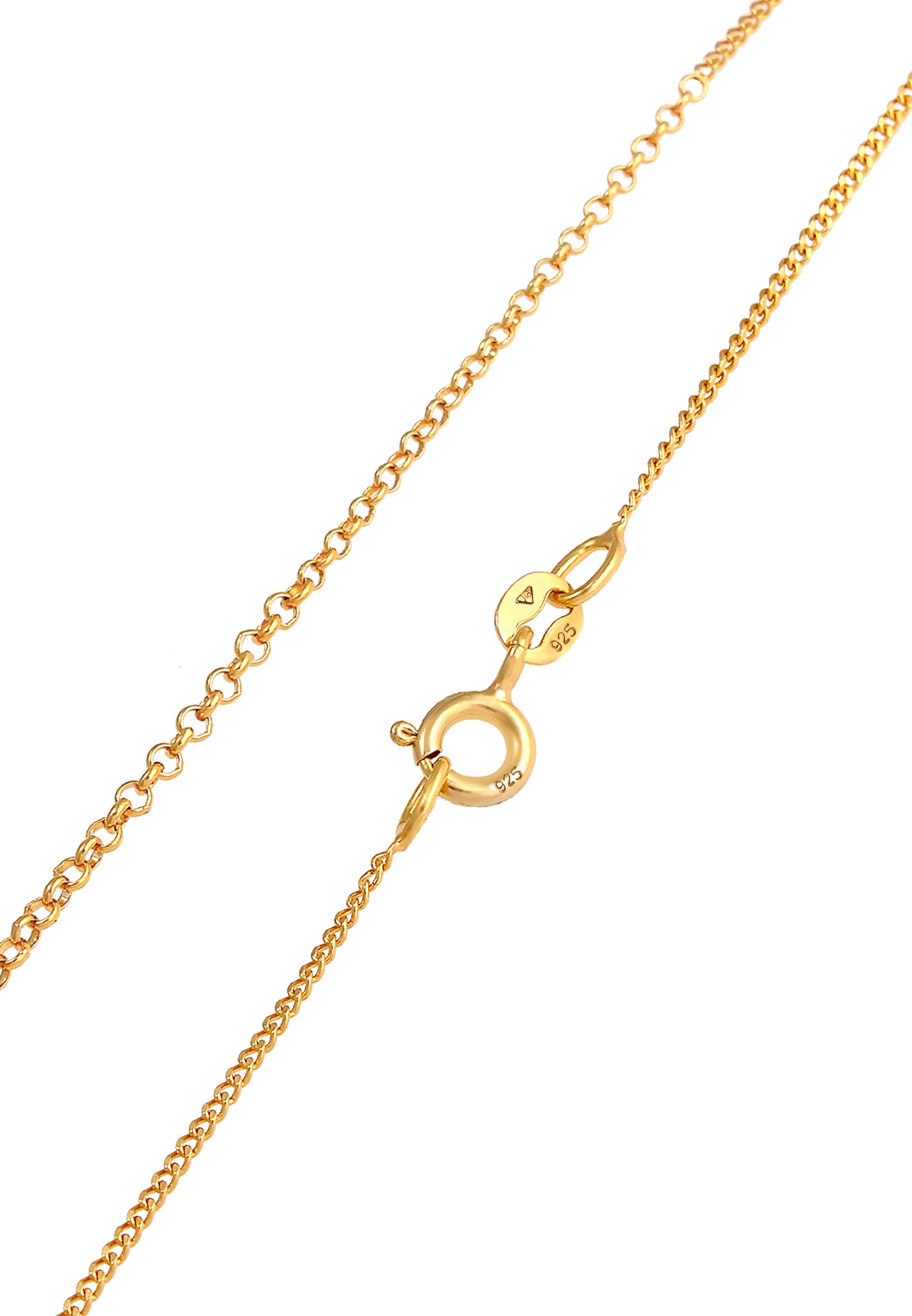 Elli Cours de chaîne de pois pour dames Mélange de base en argent sterling 925