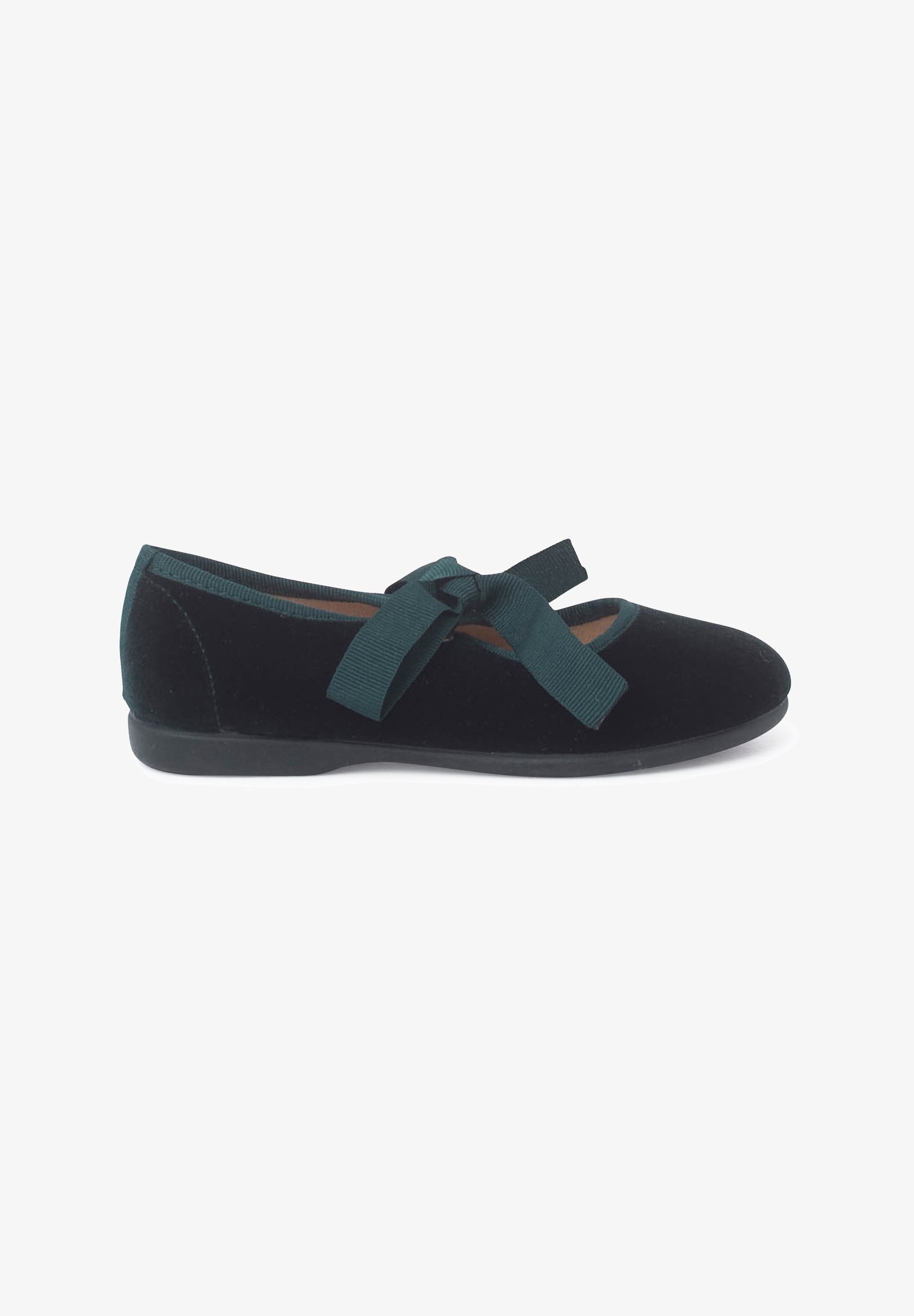 Pisamonas MERCEDITAS VELCIOPELO LAZO FAYA NIÑA - Scarpe per neonati - verde