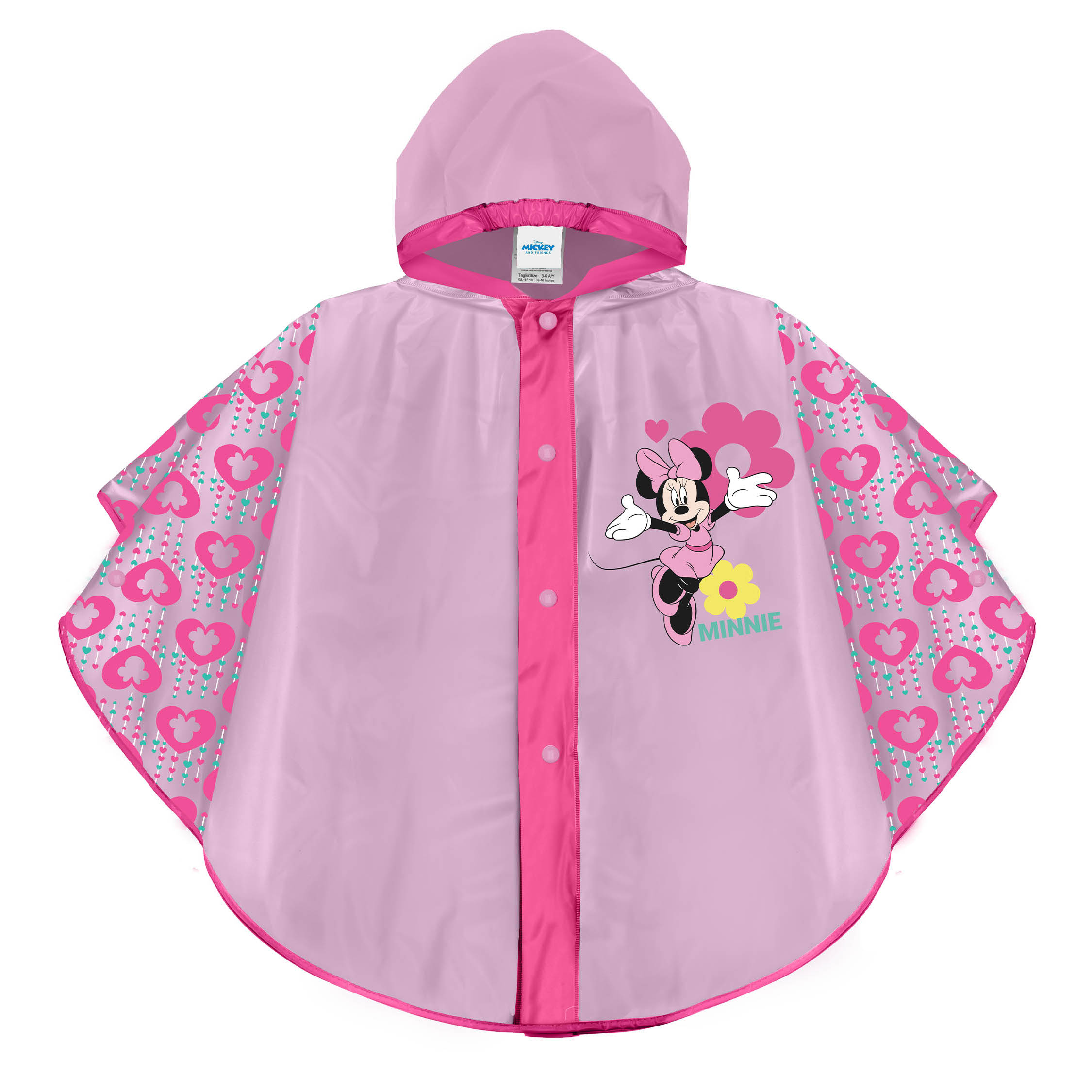 Dešťové pončo Minny Mouse, věk 3-6 let