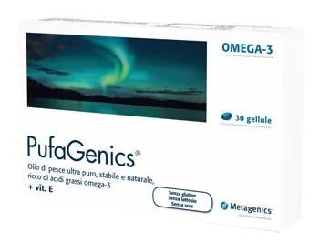 METAGENICS Pufagenics Ita 30 kapsulas Uztura bagātinātājs ar omega-3 taukskābēm