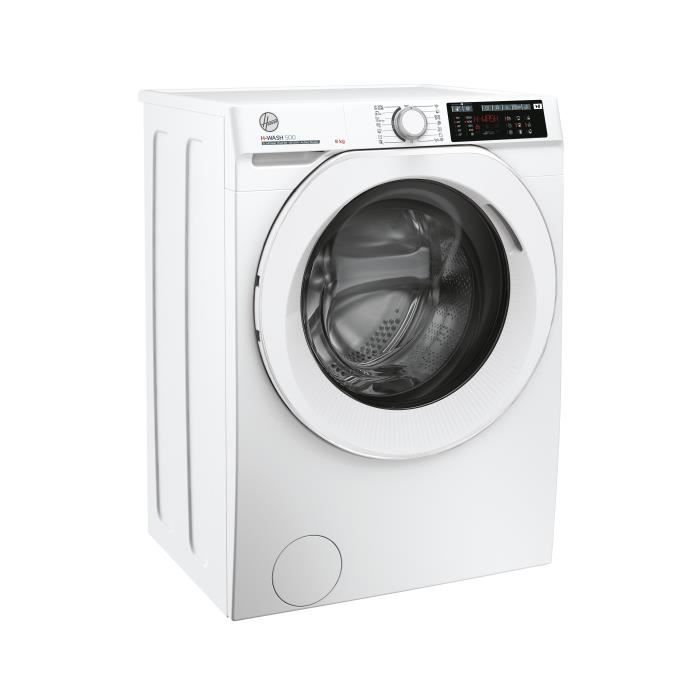 HOOVER H-WASH 500 HW 28AM/1-S Voorlader wasmachine - 8 kg - Inductie - 1200 tpm - Energieklasse A - Met snoer - Stoom - Wit