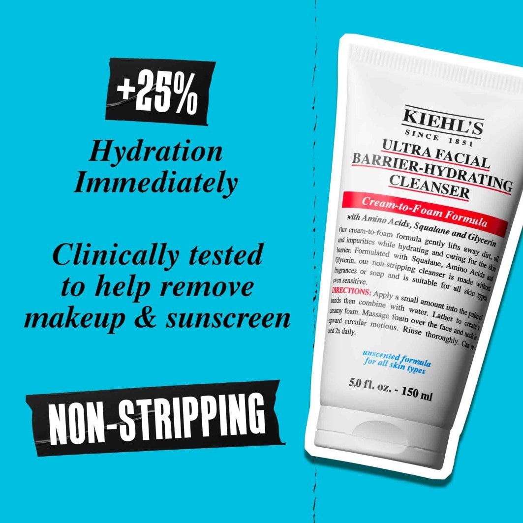 Kiehl's Reinigungscreme Ultra Limpiador Hidratante Barrera Facial - 75 ml