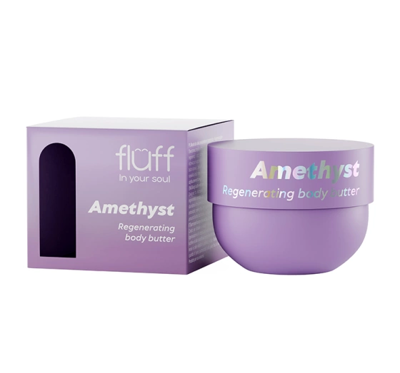 Fluff In Your Soul regenerujące masło do ciała z ametystem 150 ml