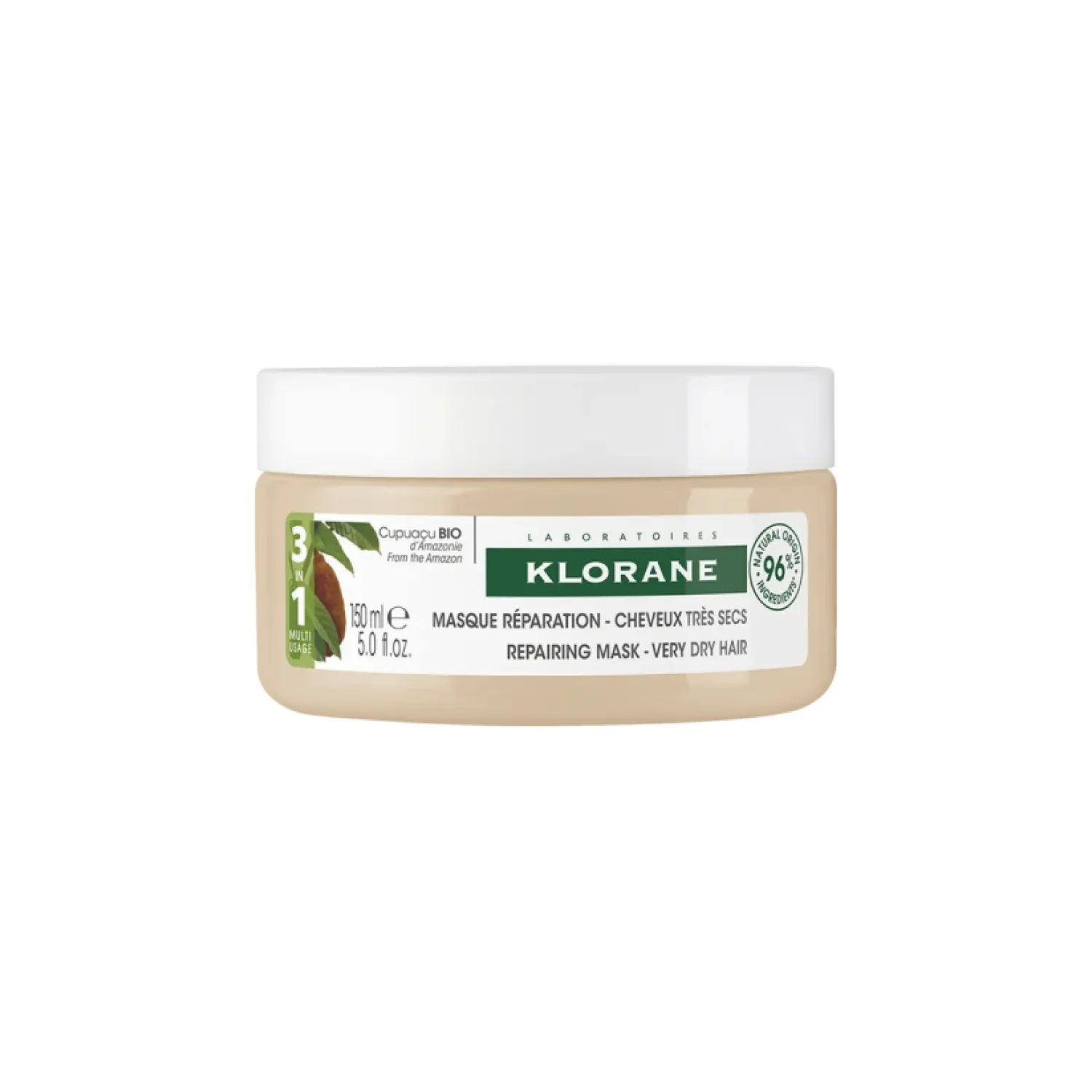 Burro di Cupuacu Maschera 3 in 1 al Cupuaçu BIO - Maschera Riparatrice Capelli