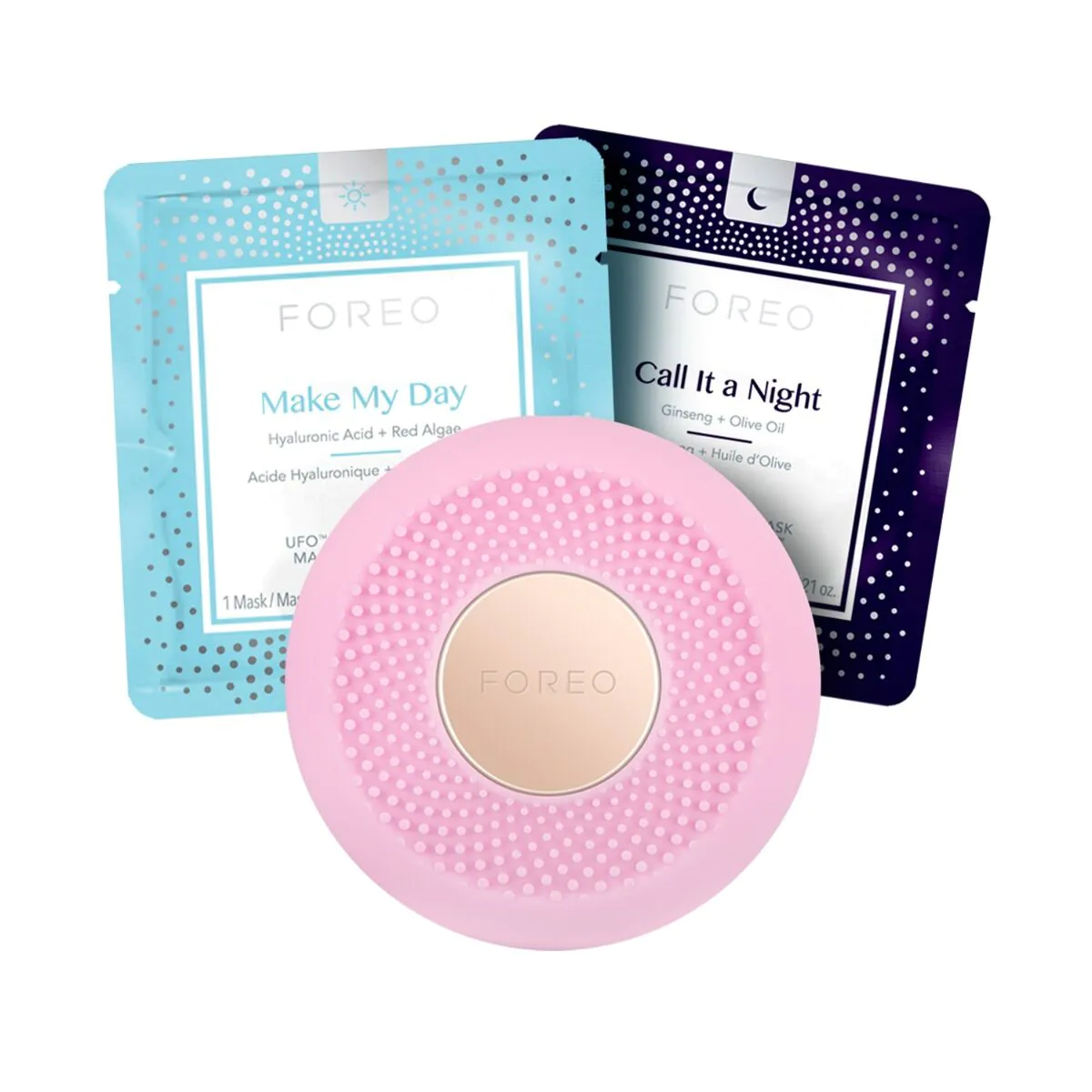 Foreo Ufo Mini Urządzenie do nakładania maseczek w płachcie, Pearl Pink
