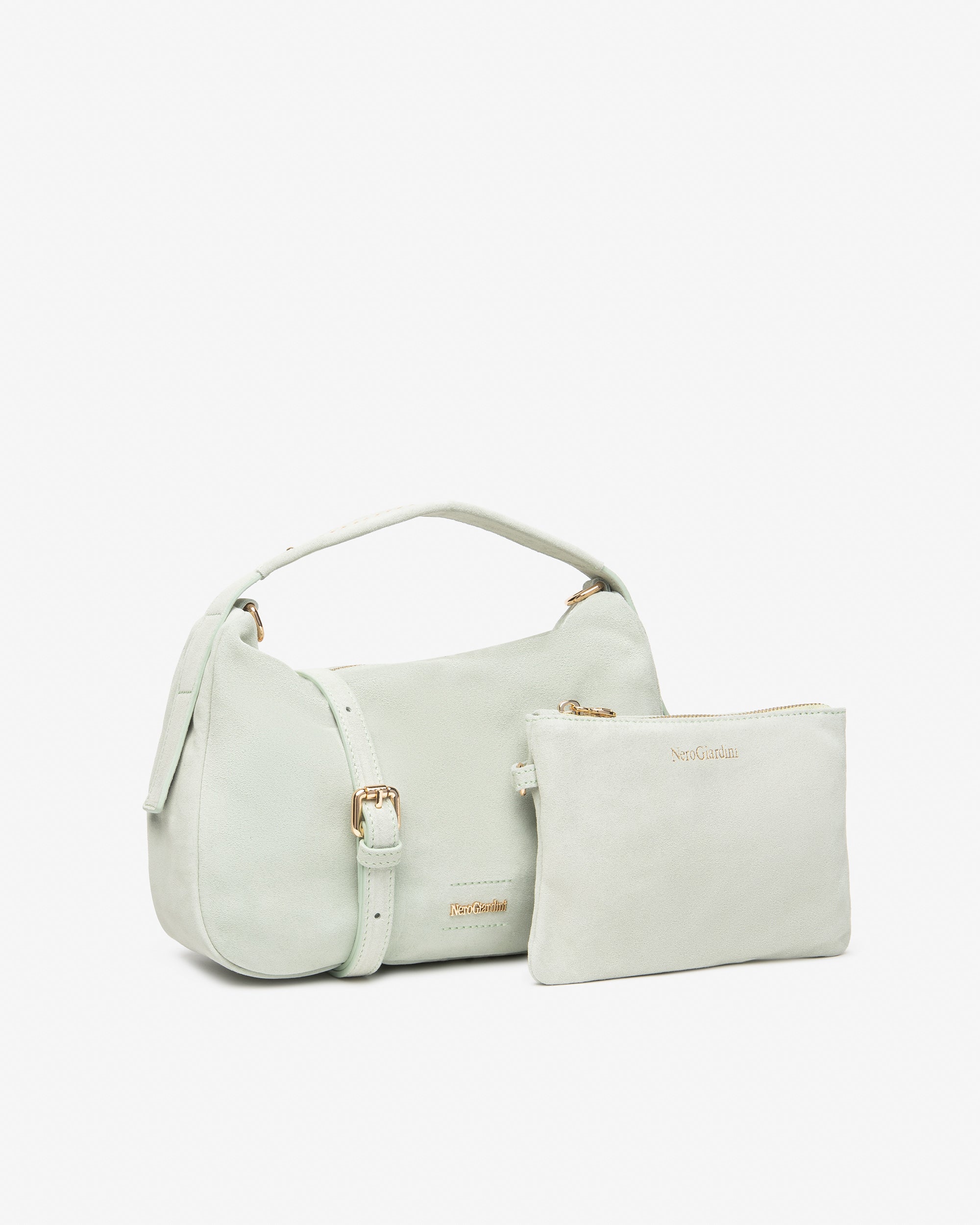  Hobo-Tasche aus Wildleder für Damen