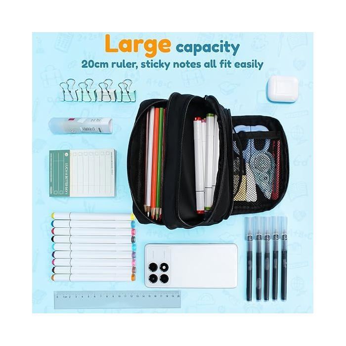 Estuche para lápices - Estuche para lápices - Estuche para lápices para niños y niñas - Estuches para lápices para la escuela - Estuche para lápices -