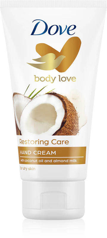 Dove Body Love Kokosový krém na ruky pre suchú pokožku
