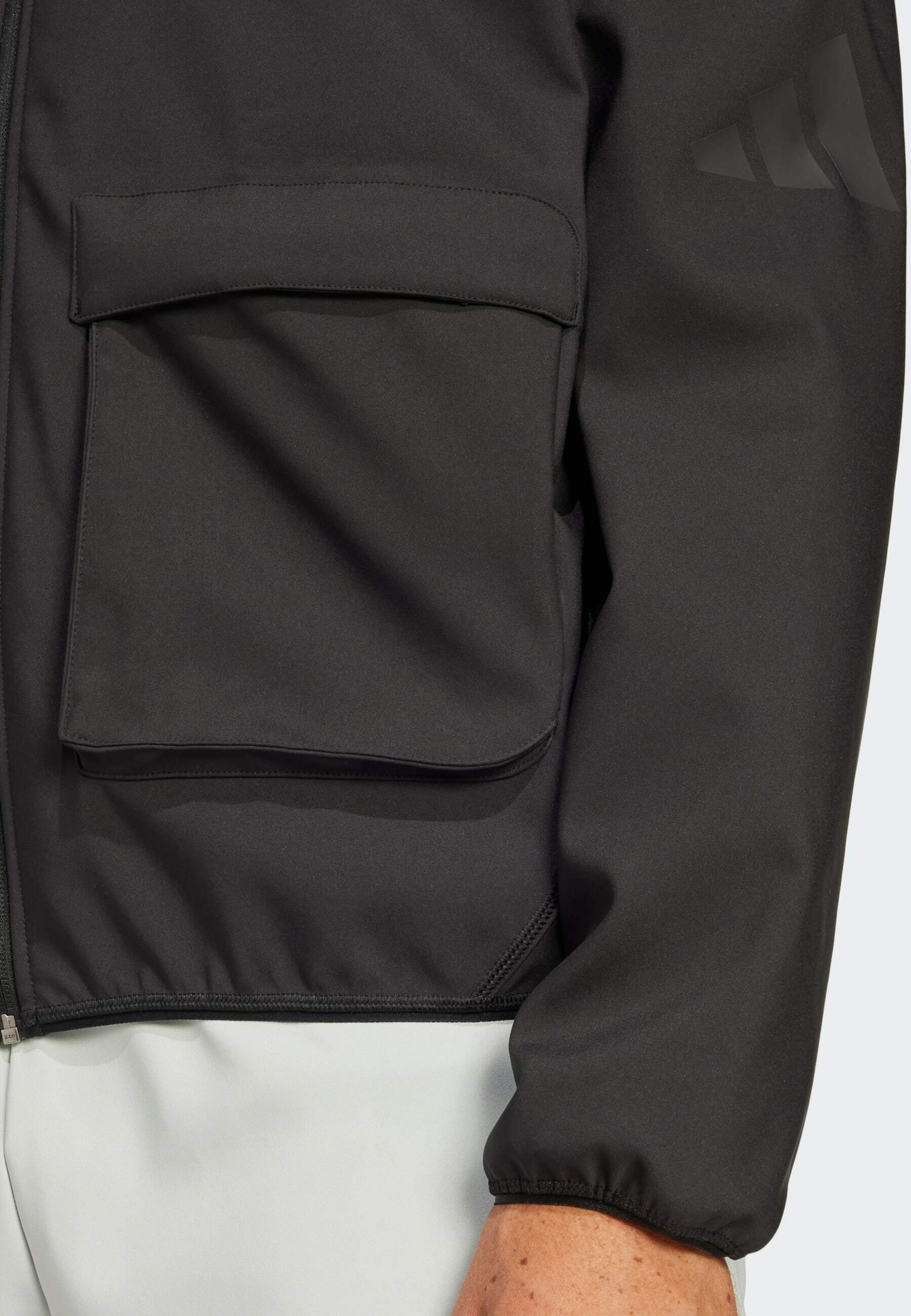 adidas Sportswear CITY ESCAPE PREMIUM FULL-ZIP - Giacca impermeabile - nera