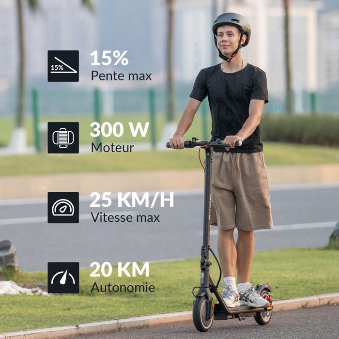 Patinete elétrico dobrável para adultos - 5ª roda - 8,5