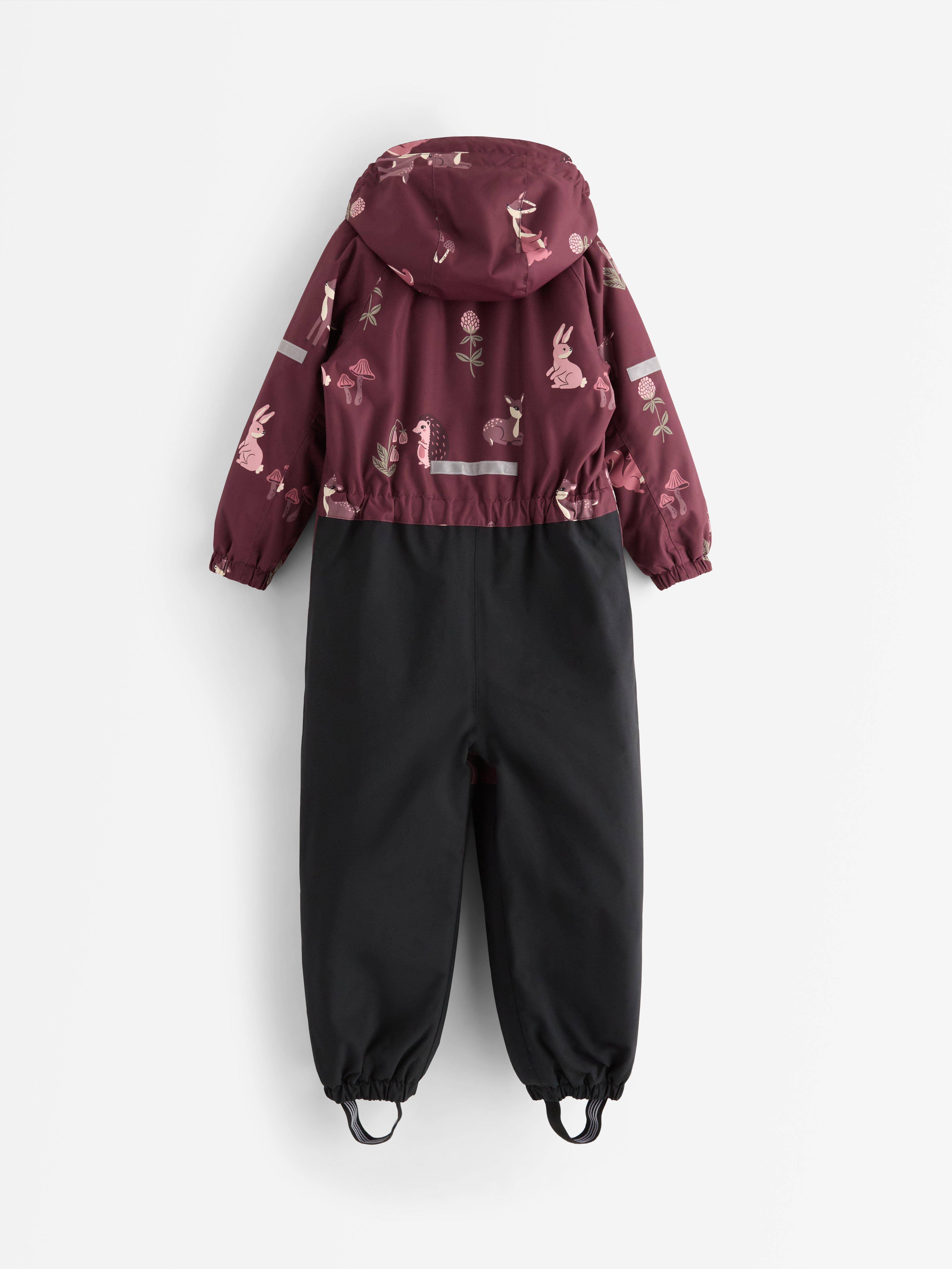 Vadderad vattentät overall Dark Dusty Lilac