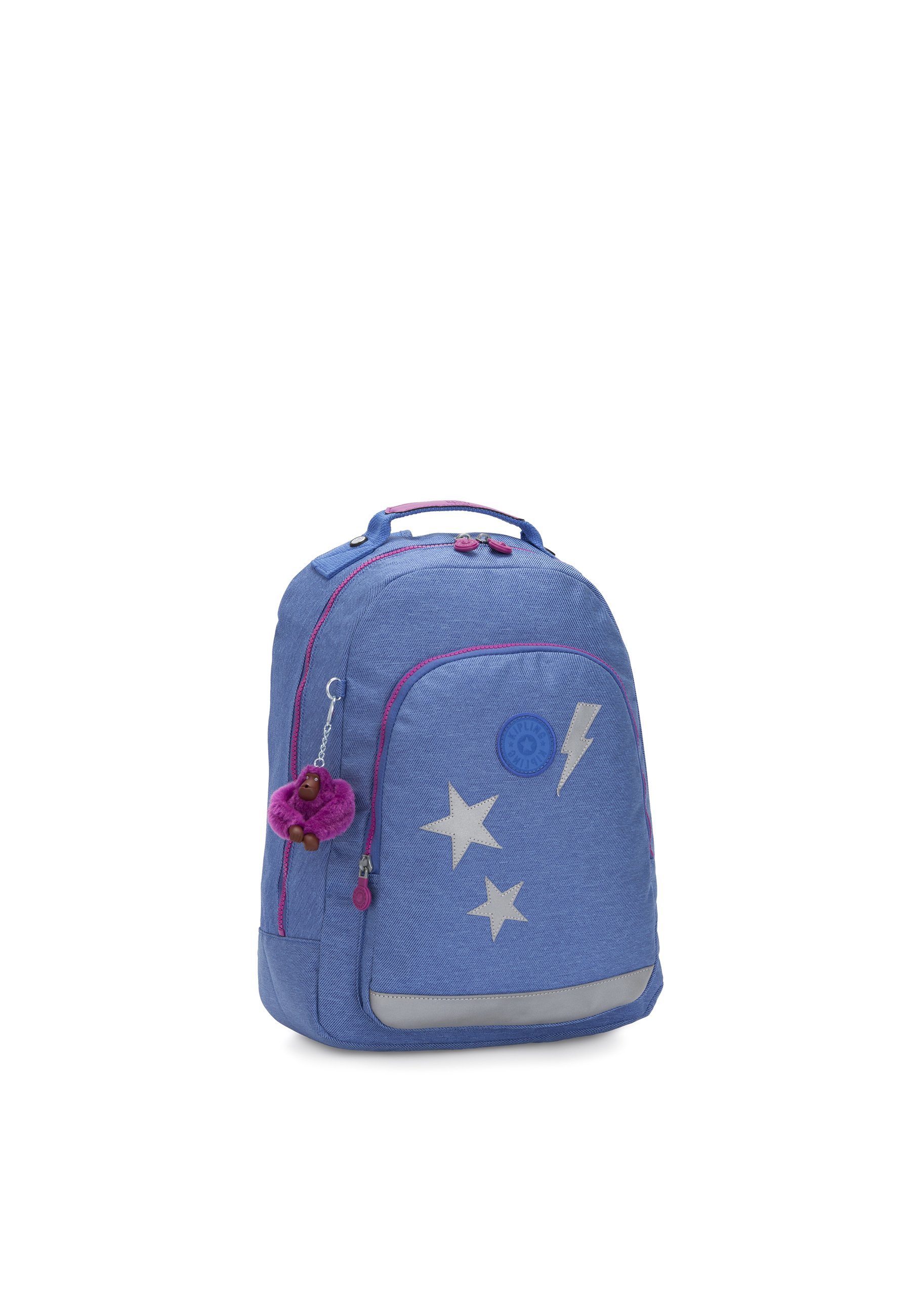 Sac d'école Kipling CLASS ROOM S PATCH BTS PEP AC - bleu rosé