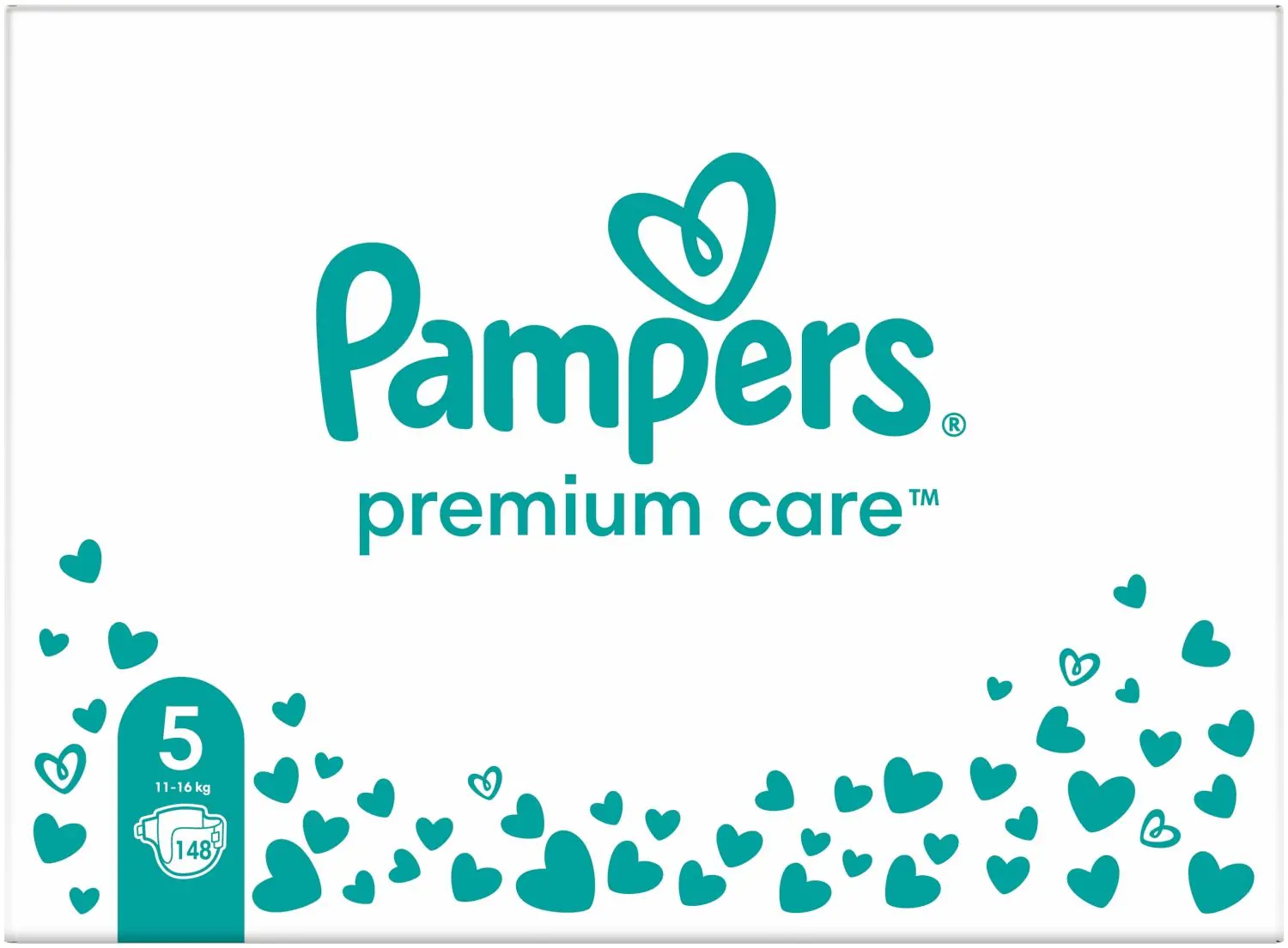 Pampers Premium Care Pieluchy (5) Junior 148 szt.